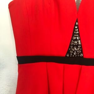 BCBGMAXAZRIA Strapless Gown